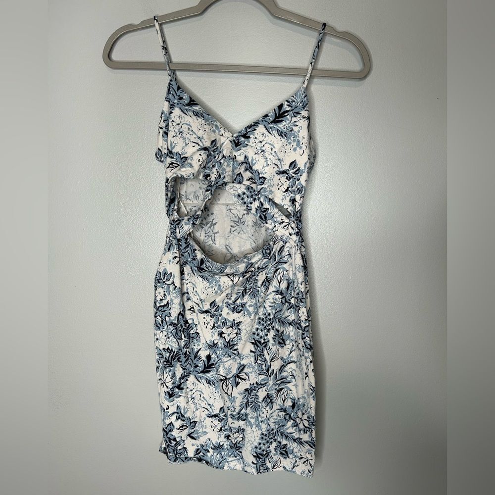 Intimately Free People Printed Dress with cutout